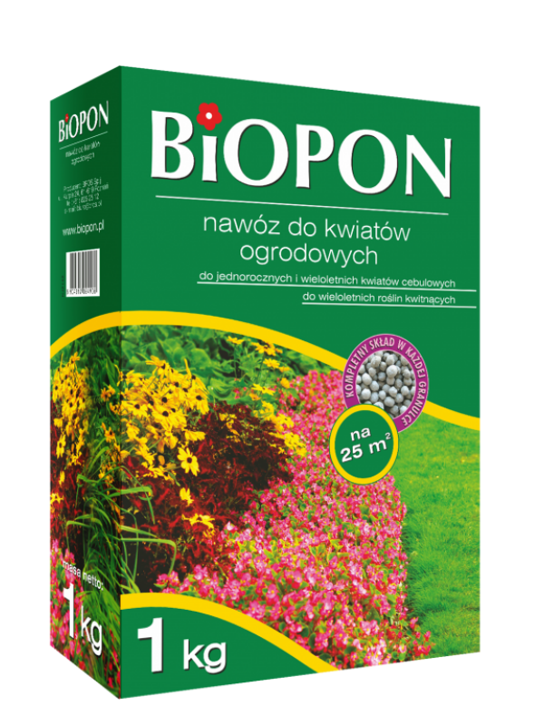 Biopon nawóz do kwiatów ogrodowych 1kg