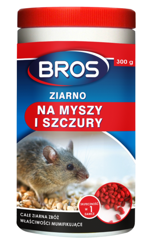 Bros ziarno na myszy i szczury 140g