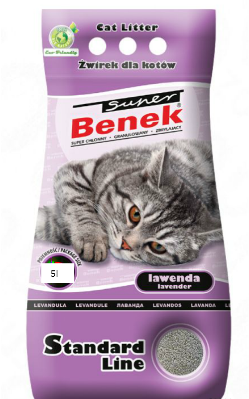 Benek Żwirek dla kota 5L